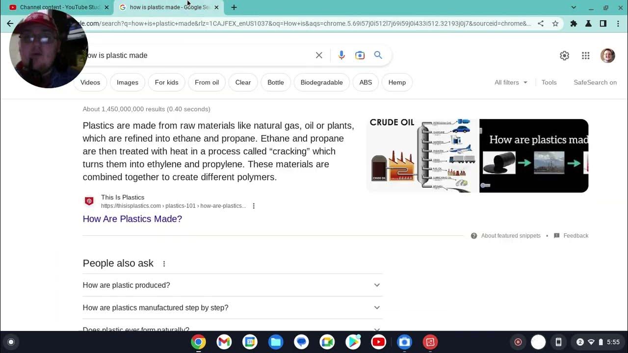 How is plastic made youtube