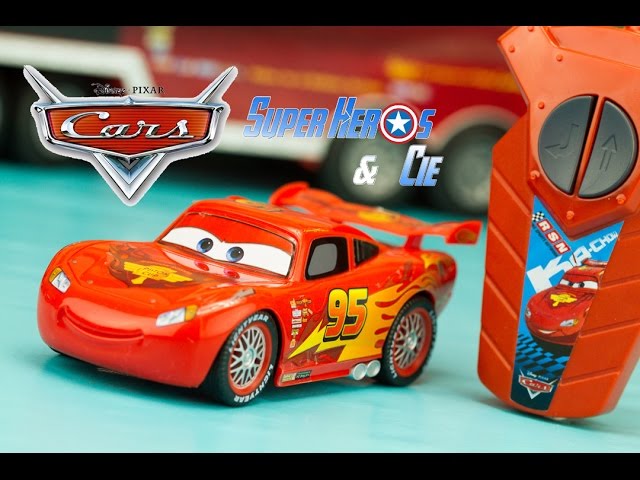 Disney Pixar Cars Lightning McQueen RC Single Drive remote controlled  Juguetes de Cars 