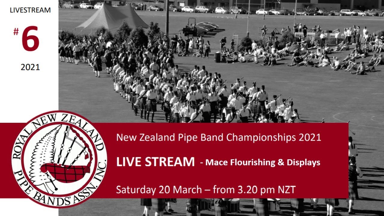 Mace Flourishing and Displays NZ National Pipe Band Contest 2021