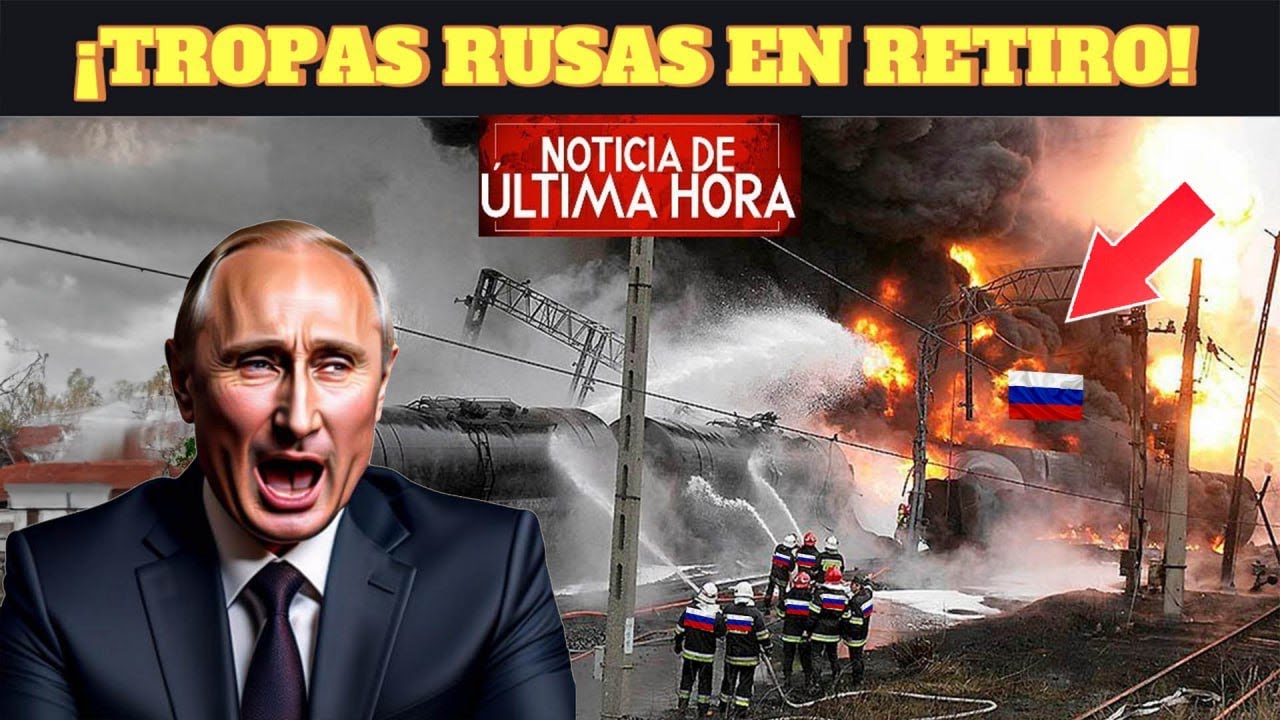 PUTIN TEME que Ucrania haya confiscado un tren que transportaba los sistemas de defensa rusos S-400