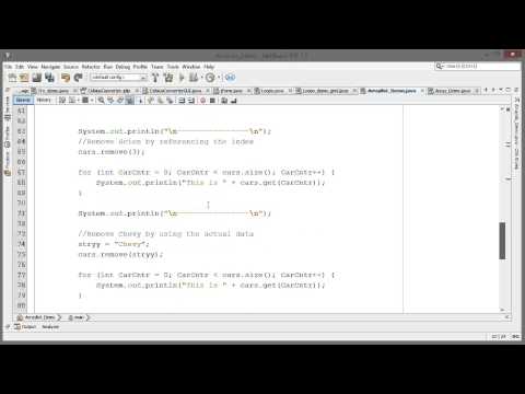 Java - Arraylists