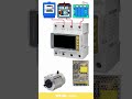 Motor Power Stabilized Through a DIN Rail Supply After Smart Source Selection with a Phase Selector.