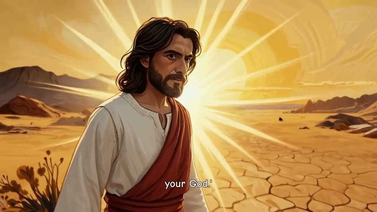Bible story film: یسوع نے صحرا میں شیطان کو 3 بار شکست دی 🔥