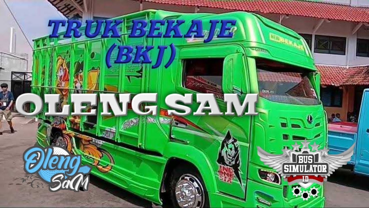 review truk  bekaje bkj mbois game  bussid mod truk  