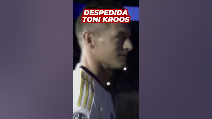 ASÍ fue el RECIBIMIENTO a TONI KROOS del SANTIAGO BERNABÉU