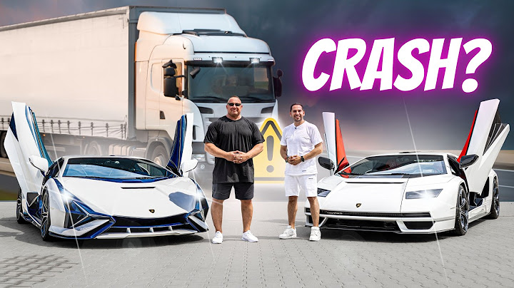 Fast 3 Mio Euro Crash mit LKW 🤯 Markus Rühl ballert den Lamborghini Sian auf der Autobahn❗️