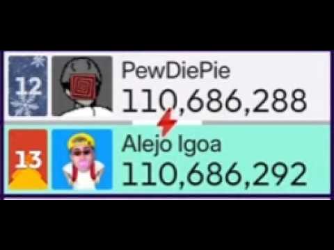 Alejo Igoa passed PewDiePie in subscribers