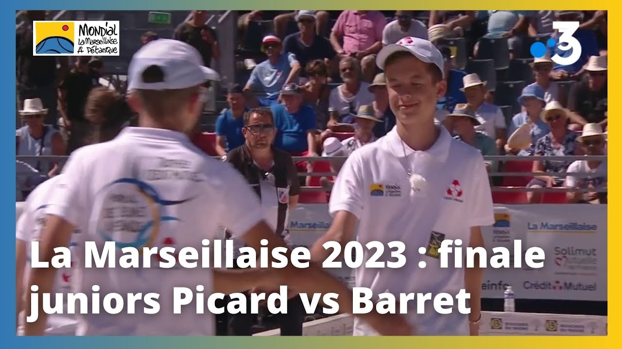 Miniature : Mondial la Marseillaise à pétanque 2023 : la finale juniors Picard contre Barret