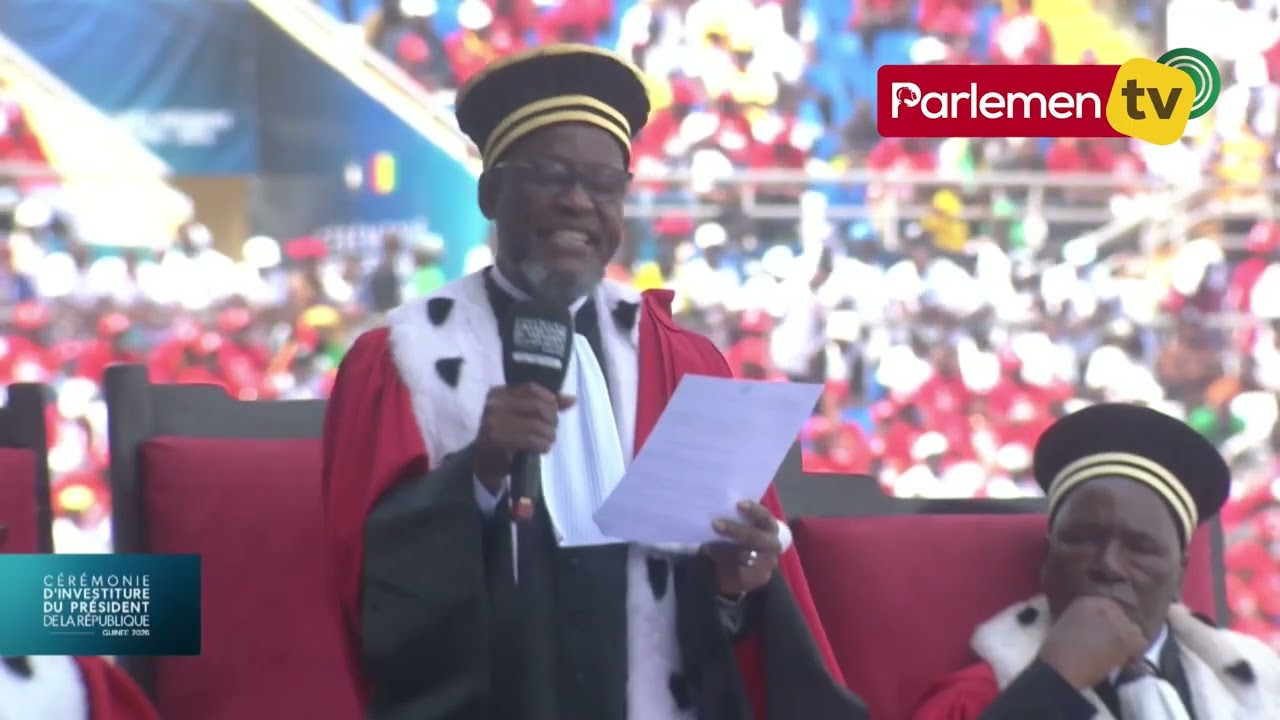 Investiture,le procureur Sidi Souleymane N'Diaye rend hommage au Président Mamadi Doumbouya
