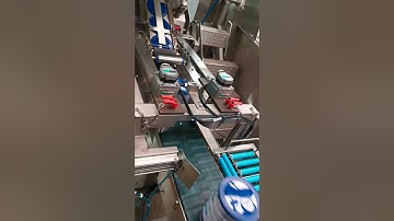 LABOUR SAVING: HIGH SPEED SNAP CAP LID DENESTER  #machine #packagingefficiency #manufacturing