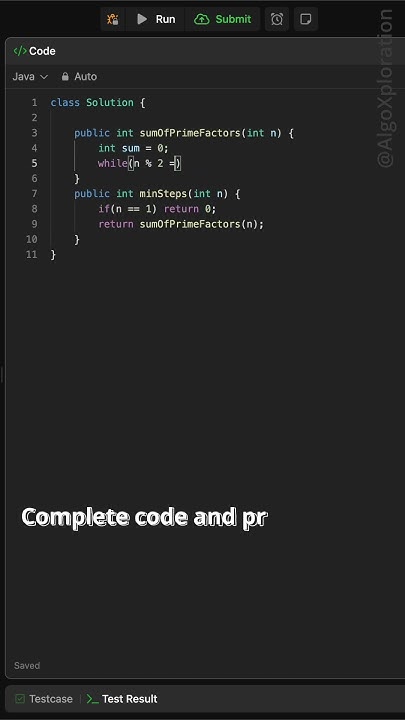 LeetCode Daily: 2 Keys Keyboard Solution in Java | August 19, 2024 ...