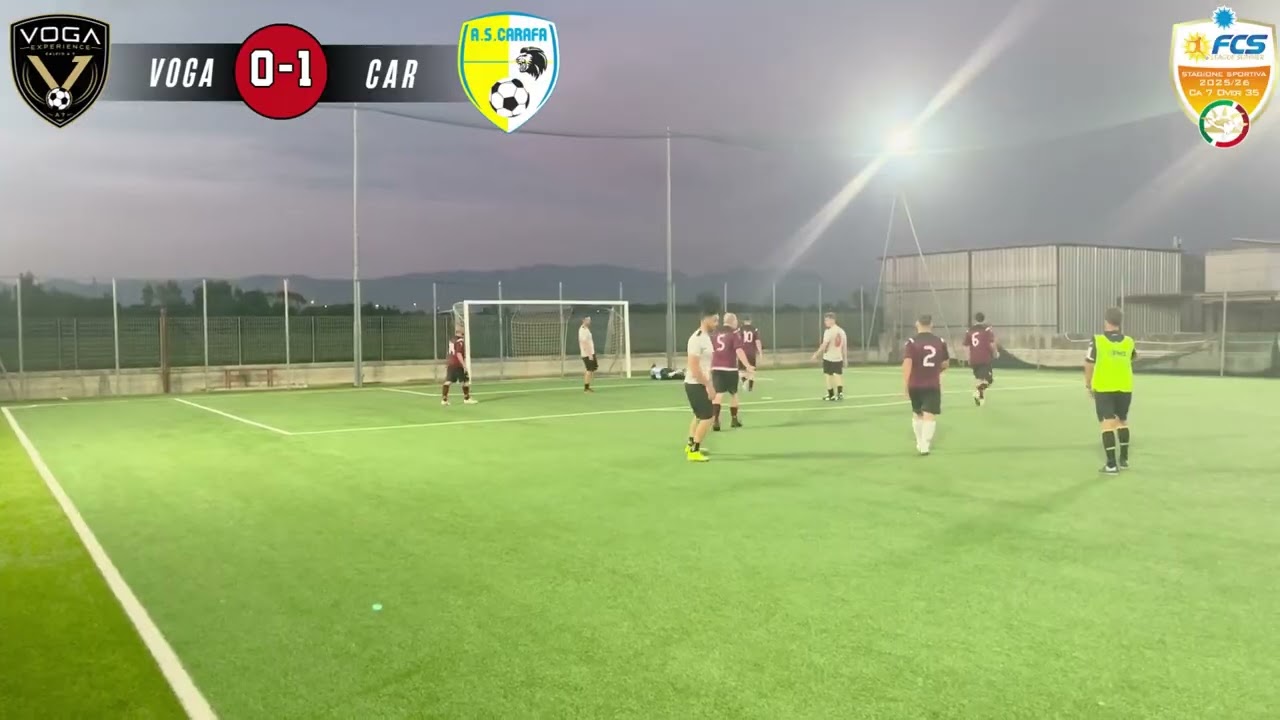 VOGA EXPERIENCE - AS CARAFA|FCS LEAGUE SUMMER 2026 | 3a GIORNATA| CA7 OVER 35