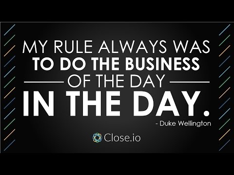 Sales motivation quote: My rule always was to do the business ...