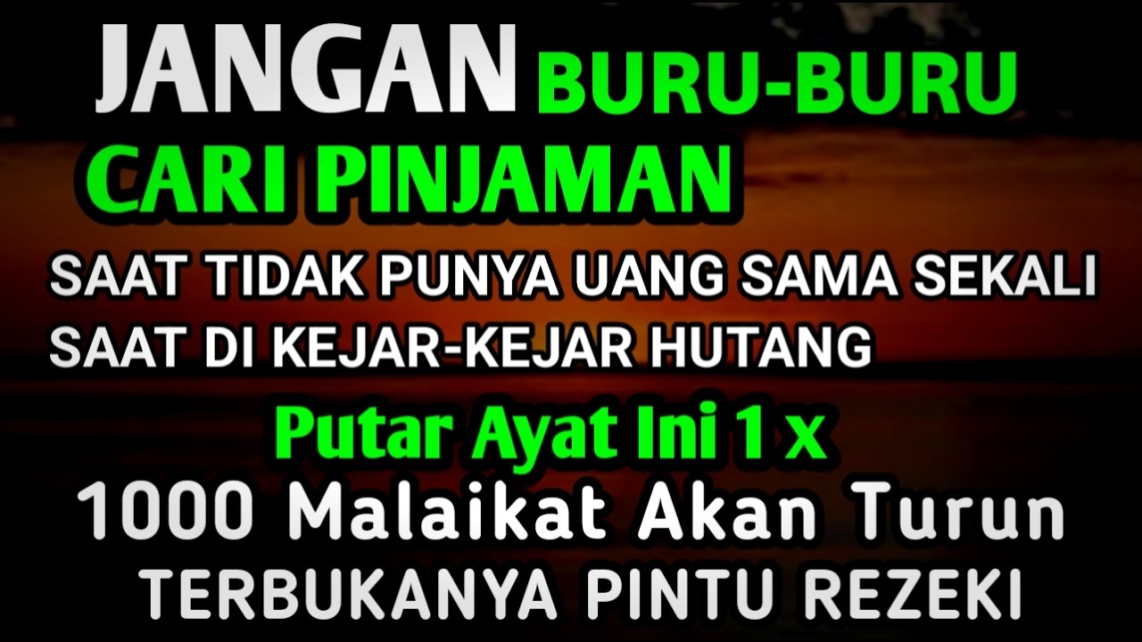 DAHSYAT AYAT SURGA 🤲 DOA NABI SULAIMAN PENENANG HATI DAN JIWA, DI BUKAKAN PINTU REZEKI YANG LUAS