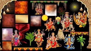 Durga puja  png image | Navratri png | background  | material Navratri photo png download kare screenshot 5