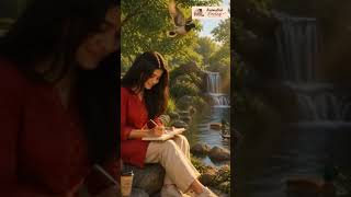 Nature + Diary Writing = Therapy 😌🍃 #ytshorts