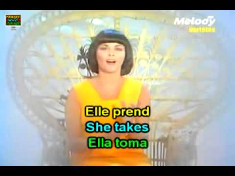 Learn French with songs: Mireille Mathieu, La paloma adieu (Popular Music of France)
