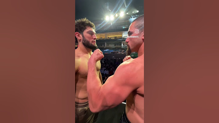 Robert Whittaker Vs Ikram Aliskerov FACE OFF UFC SAUDI ARABIA