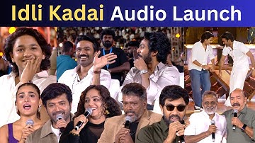 Idli Kadai Audio Launch Full Video | Dhanush | Nithya Menen | Arun Vijay | GV Prakash | Sathyaraj