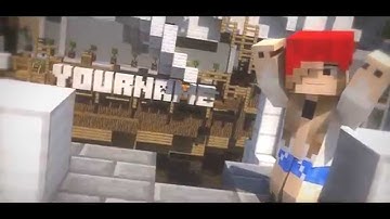 Free Minecraft Intro Template Cinema4D, After Effects + SKIN