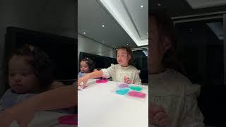 来自姐姐的血脉压制🤣🤣跟妹妹遇到问题Doris基本上先语言沟通，Hatti实在不行姐姐就妥协了，但大多数她俩的沟通是有效的😆不管是好说好商量还是吓唬还是糊弄小孩，她俩有她俩的交流方式，挺有...