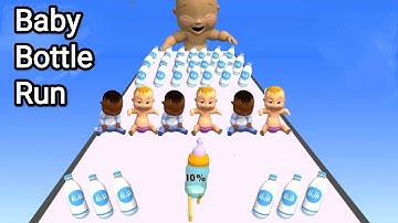 Baby Bottle Run - All Levels New Updated Gameplay (Android & ios) | Baby Bottle Run Game