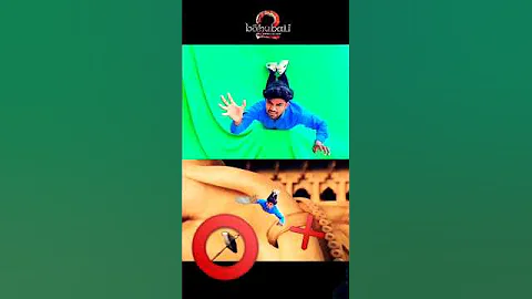 Bahubali 2 :😂 VFX Breakdown 😅 Funny Editing #shorts #trending #bahubali2 #greenscreen #viral #funny