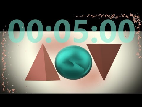 ❌ No Copyright - 3D ⏰ 5 Second Countdown Timer With Sound 32a -  Free Background Video 免費下載倒數計時器