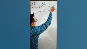 Ex 6.1 Q15 Class 12 Math NCERT | Chapter 6 AOD |Find Marginal Cost When 17 Units Are Produced #maths