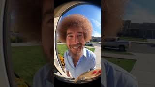 Bob Ross Came By On Ring Camera Needed Some Stuff Lol シ