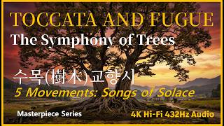 The Symphony of Trees – 5 Movements: Songs of Solace (432Hz 4K) | Toccata and Fugue Masterpiece