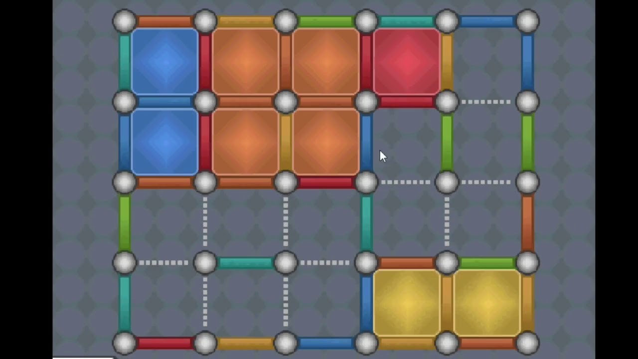 Dots and boxes Strategy board game 6 players - YouTube