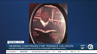Terance Calhoun exoneration hearing