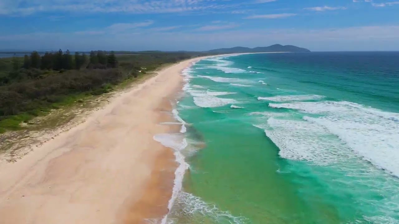 Seven Mile Beach, Booti Booti National Park NSW - Drone Footage