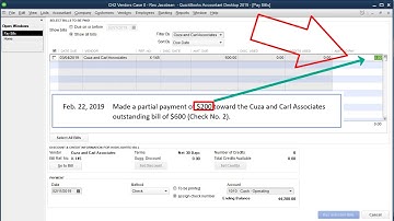 Feb  22 Transaction - Partial Payment