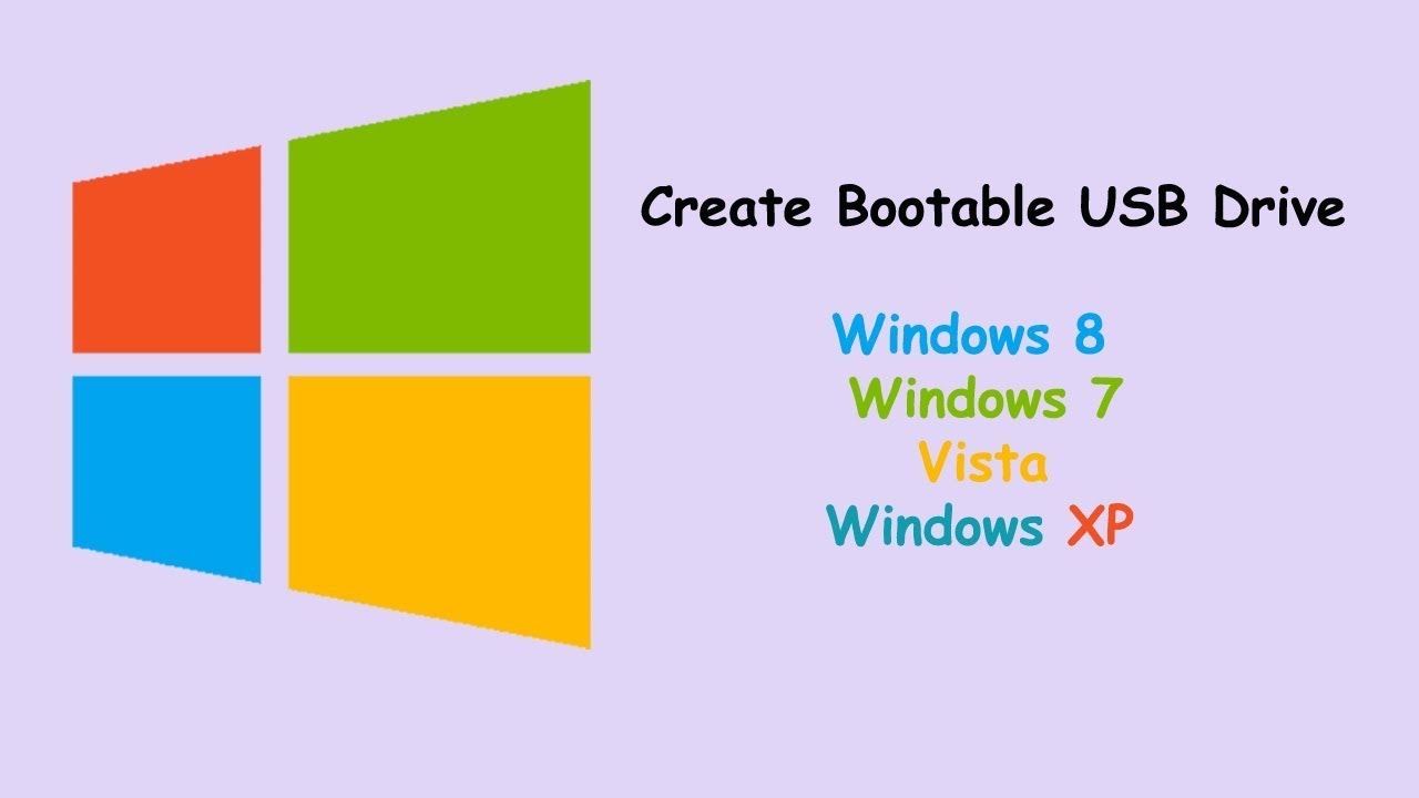 How to make Bootable USB Drive for all Operating System | Bootable USB ...