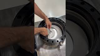 Installing Kalsi Extra Wide Plastic Lined Seals™ with a custom 3D printed jig