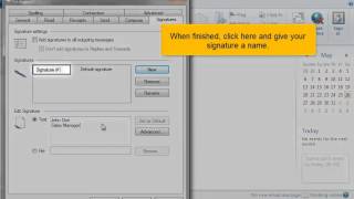 How to setup your email signature in Windows Live Mail