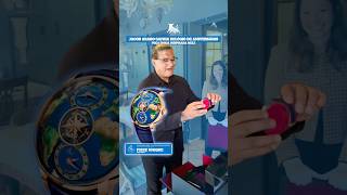 Celebrity Jacob Arabo ganha relógio de aniversário da sua equipe 🤩 🎉 #jacobandco #watches #relogios Wealth