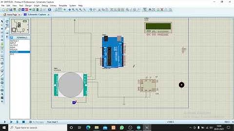 Membuat Pintu otomatis dengan menggunakan Arduino dan proteus 8