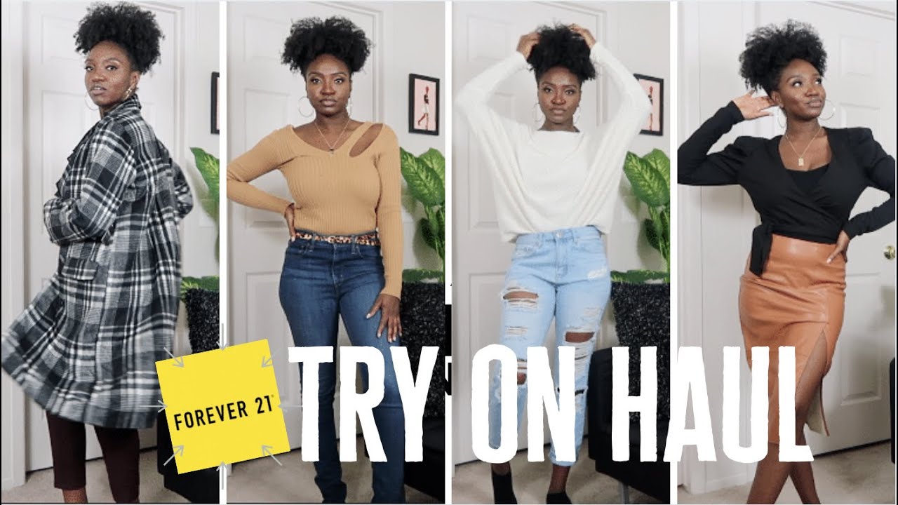 Clothing Haul Try On | Forever 21 Clothing on Slim Figured Woman Part 2