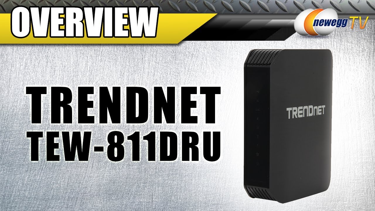 TRENDnet AC1200 Dual Band Wireless Router Overview - Newegg TV