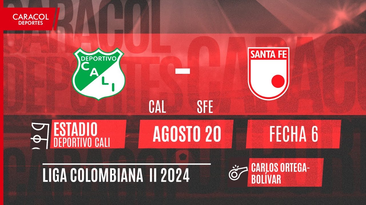 🔴 EN VIVO | Deportivo Cali vs Santa Fe - Liga Colombiana por el ...