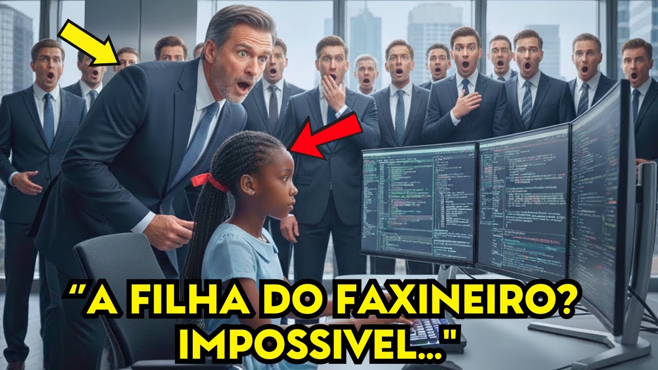 CEO Panics When the System Shuts Down — Then the Janitor’s Daughter Fixes It and Shocks Everyone