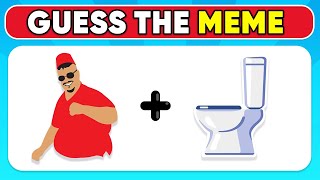 Guess The MEME Song by Emoji | One Two Buckle My Shoe, Skibidi Toilet, Skibidi Dom Dom Yes Yes