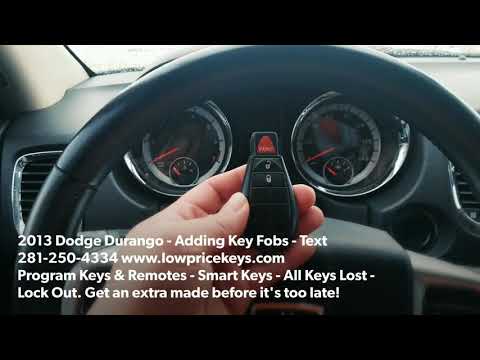 Video: Kaip užprogramuoti „Dodge Durango“nuotolinio valdymo pultą be rakto?