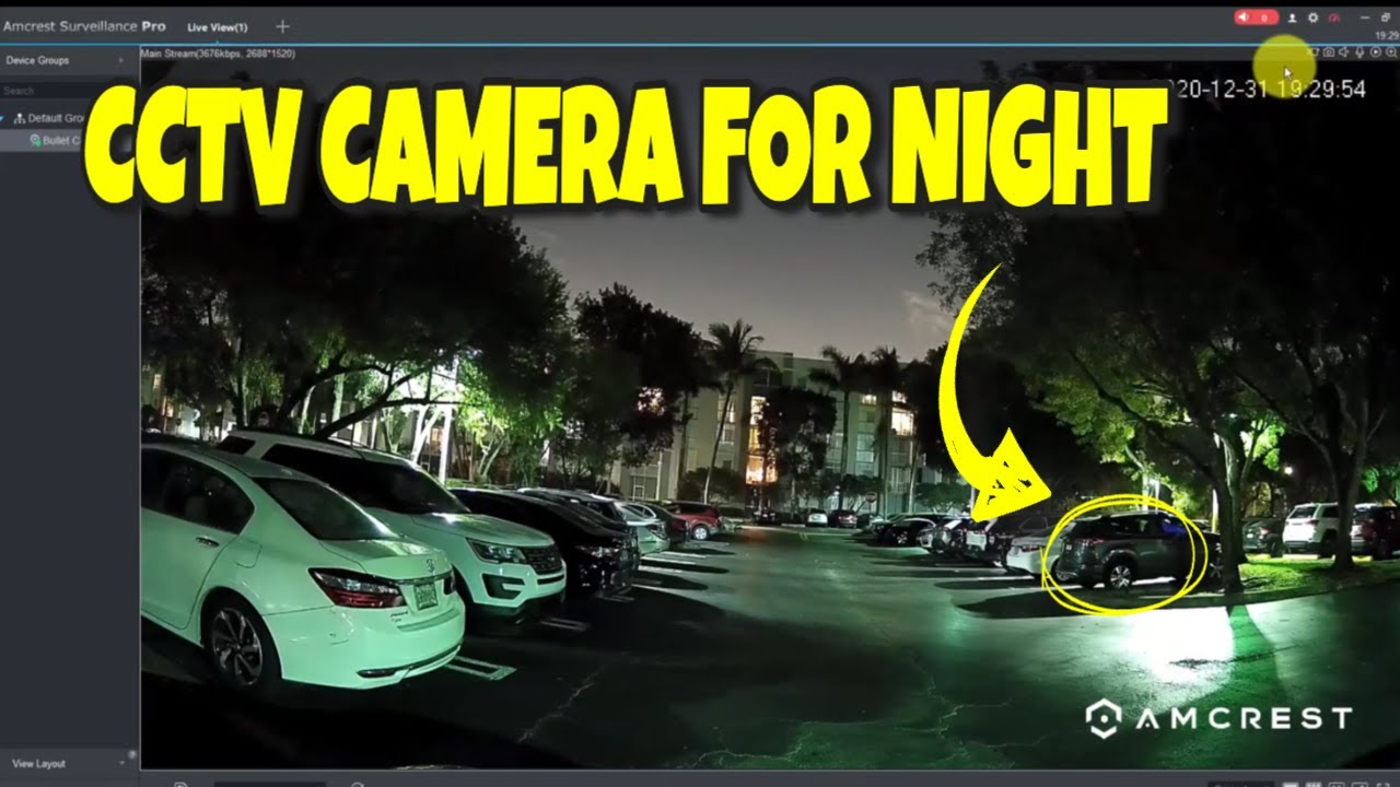 Amcrest Night Color Camera Best security camera for night YouTube