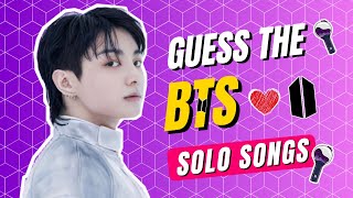 ARE YOU A REAL ARMY? | KPOP GAME | GUESS THE BTS SOLO SONGS