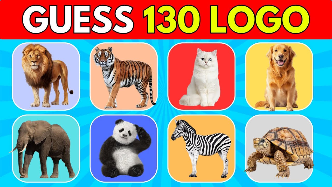 Guess 130 Animals in 3 Seconds | Easy, Medium, Hard, Impossible