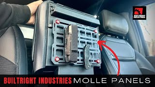 BuiltRight Industries - Center Console MOLLE Panel Installation (in the middle of a hail storm...)